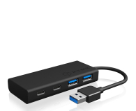 ICY BOX Hub 4 portowy 2x USB-C 2x USB-A - 535308 - zdjęcie 1